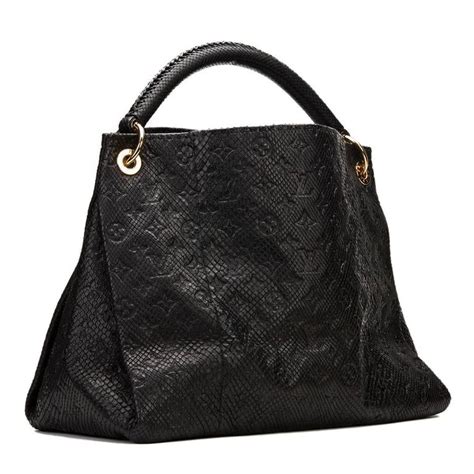 louis vuitton black artsy|louis vuitton black embossed.